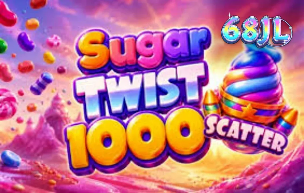 Makulay na candy-themed slot interface ng Sugar Twist 1000